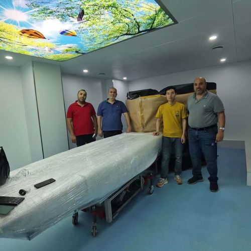 Construction d'une salle de blindage à aimants permanents en Égypte