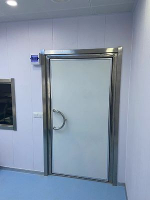 Un bon prix. ASTM 1200 X 2100 mm Porte de protection par IRM Porte pivotante simple avec joint magnétique en ligne