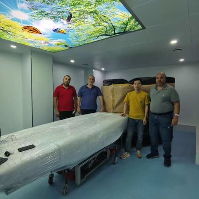 Un bon prix. Chambre de blindage IRM personnalisable avec résistance au feu de classe A, fenêtres à triple vitrage et installation préfabriquée en ligne