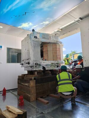 Un bon prix. Salle de blindage RF avec une efficacité de blindage de 100 dB, un système de ventilation filtré et une fréquence centrale nominale de 50 Hz pour les applications d'imagerie par résonance magnétique (IRM) en cage de Faraday en ligne