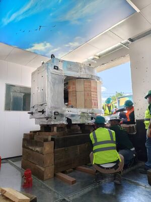 Un bon prix. Cage de Faraday résistante à la corrosion pour salle IRM avec gestion de puissance de 5 kW et protection d'entrée IP65 en ligne